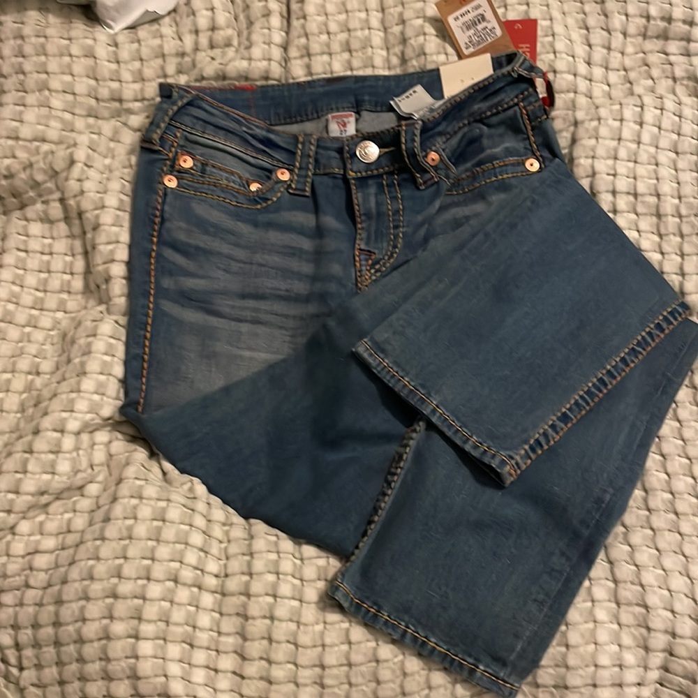 NWT True Religion Slim Straight Super Stretch Jeans - Picture 6 of 7